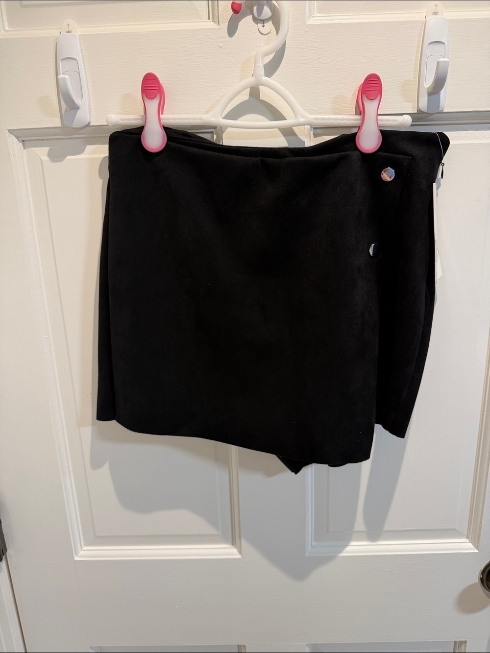 Zara Black Mini Wrap Skort